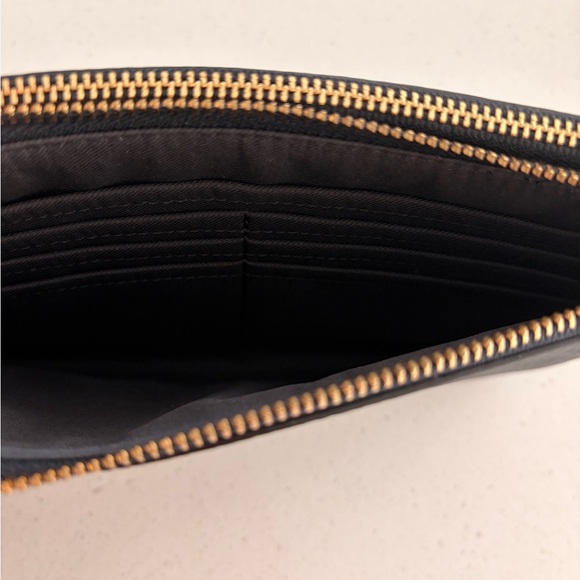 COACH Midnight Blue Leather Wristlet and Wallet Set - Picture 3 of 14